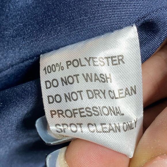 A-line V-Neck Floor-Length Chiffon Evening Dress Medium Sleeveless Maxi Formal - Picture 10 of 11